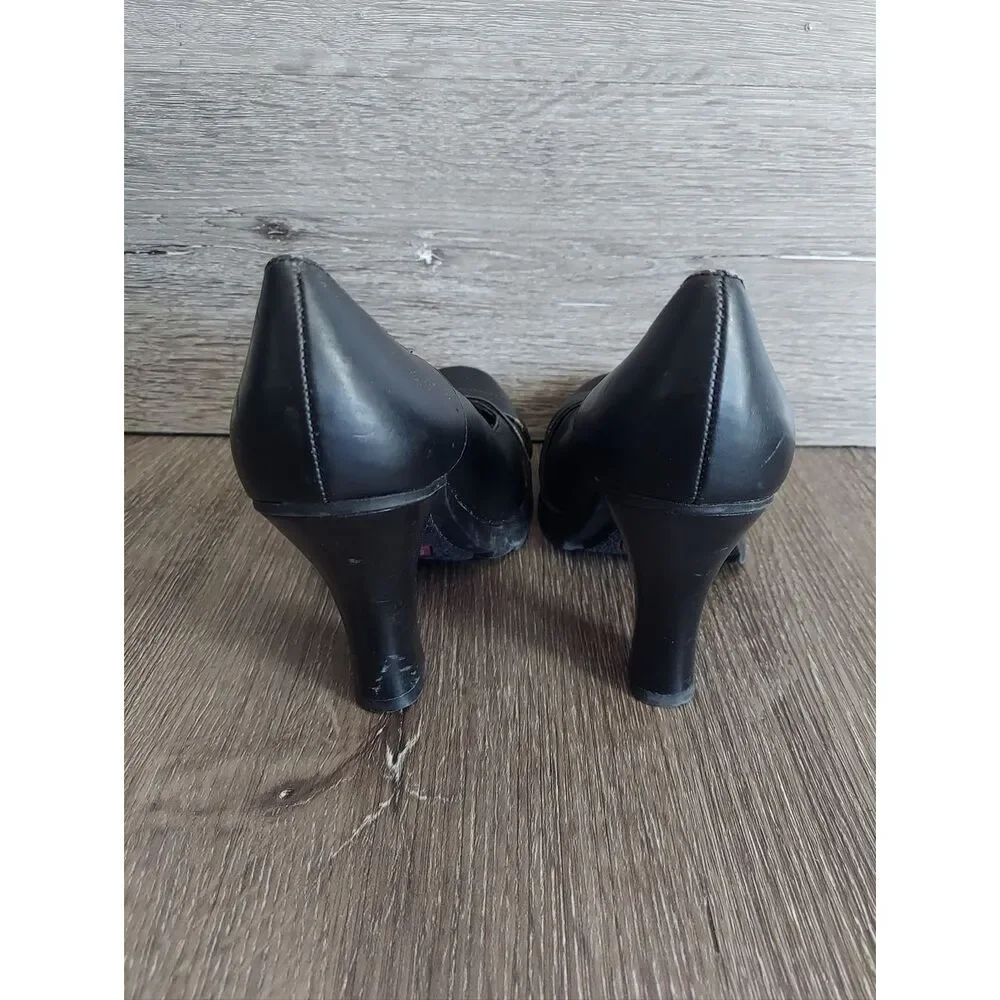 BONGO Vintage Y2K Bratz 90s Chunky Mary Jane Vegan Leather Black Loafer Sz 8